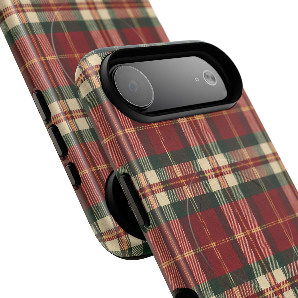 Christmas at the Cabana Plaid -Tough Magnetic Phone Case