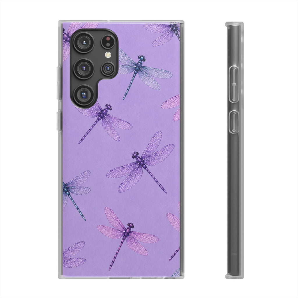 Lavender Dragonfly Dreams-Flexi iPhone & Samsung Phone Case