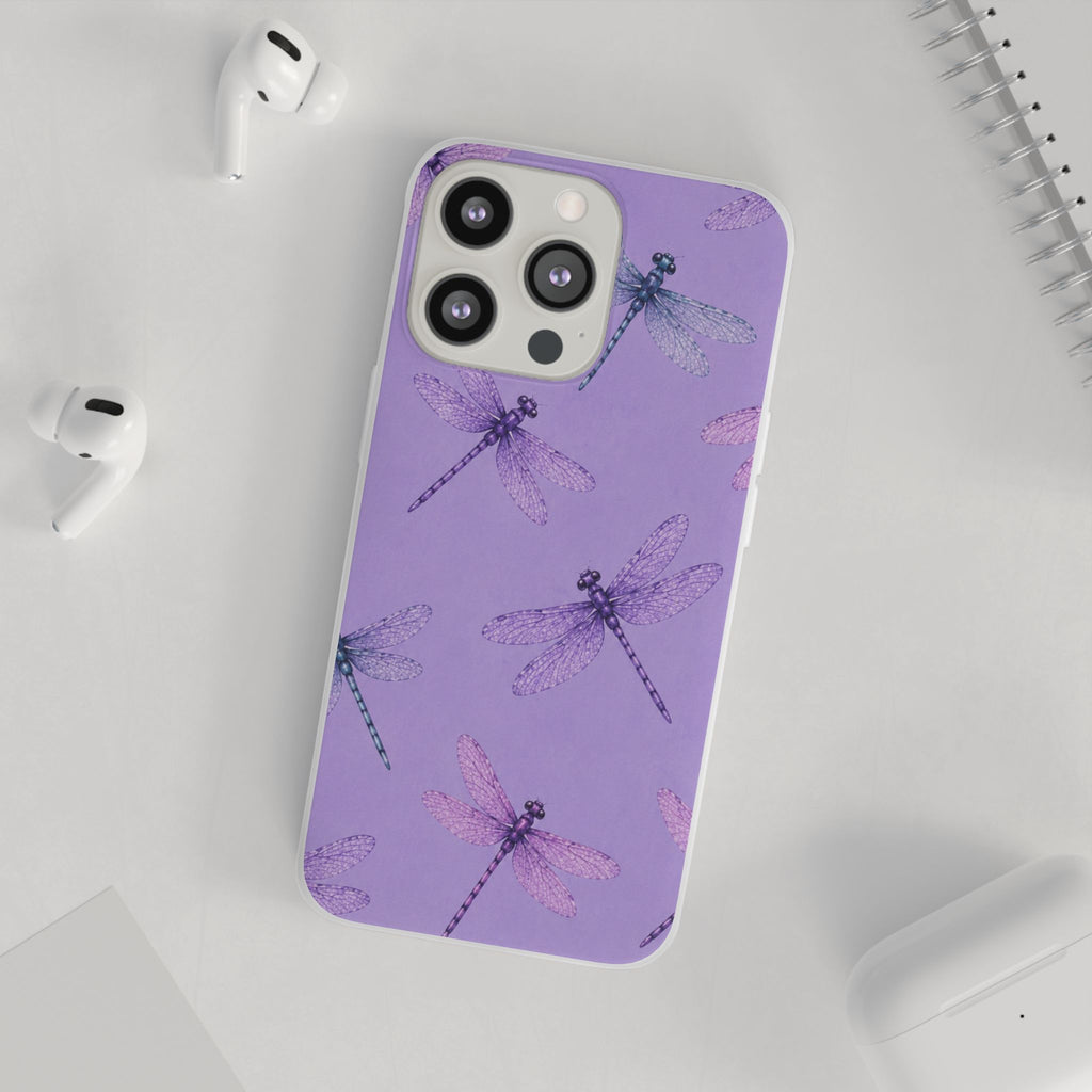 Lavender Dragonfly Dreams-Flexi iPhone & Samsung Phone Case