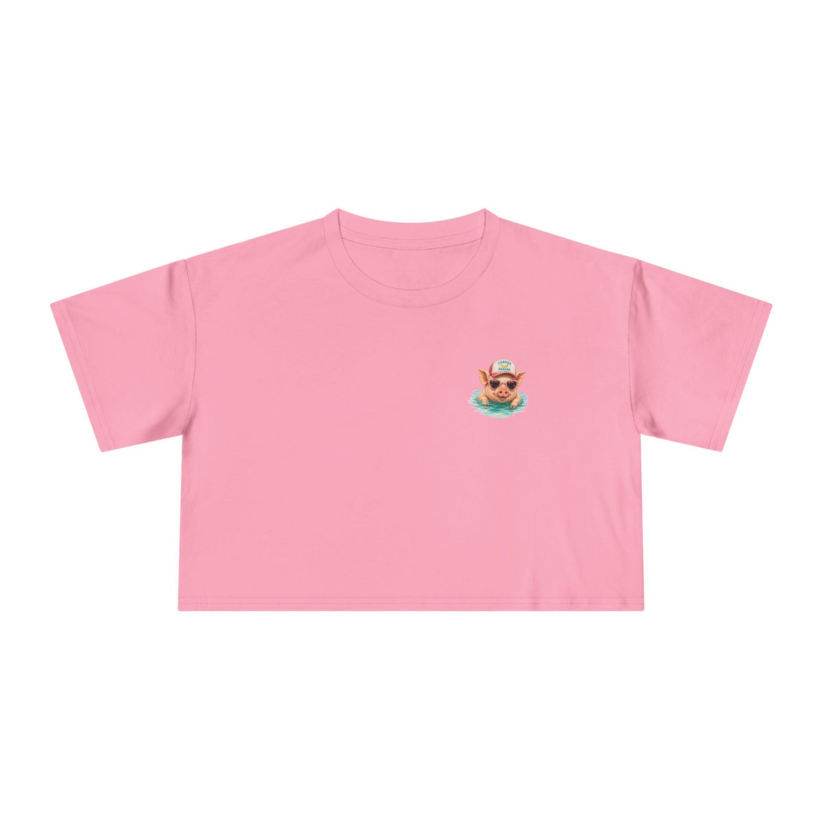 Bahamas Pig Swim Club – Crop Tee
