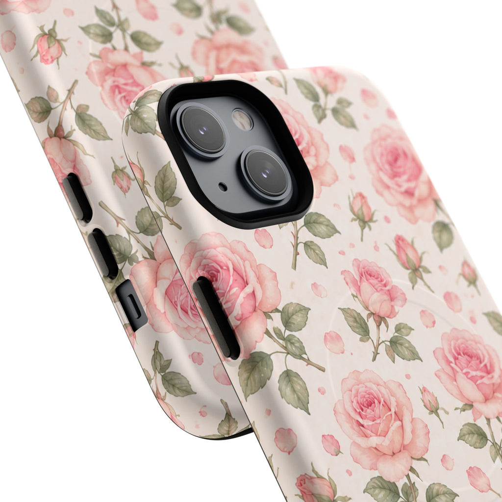 Pink Petals & Paradise- Tough Magnetic Phone Case