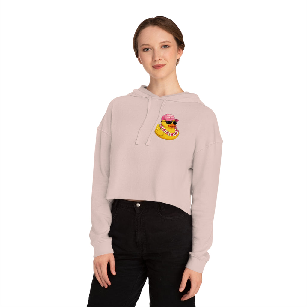 Ducking Out of Reality-Cropped Hoodie