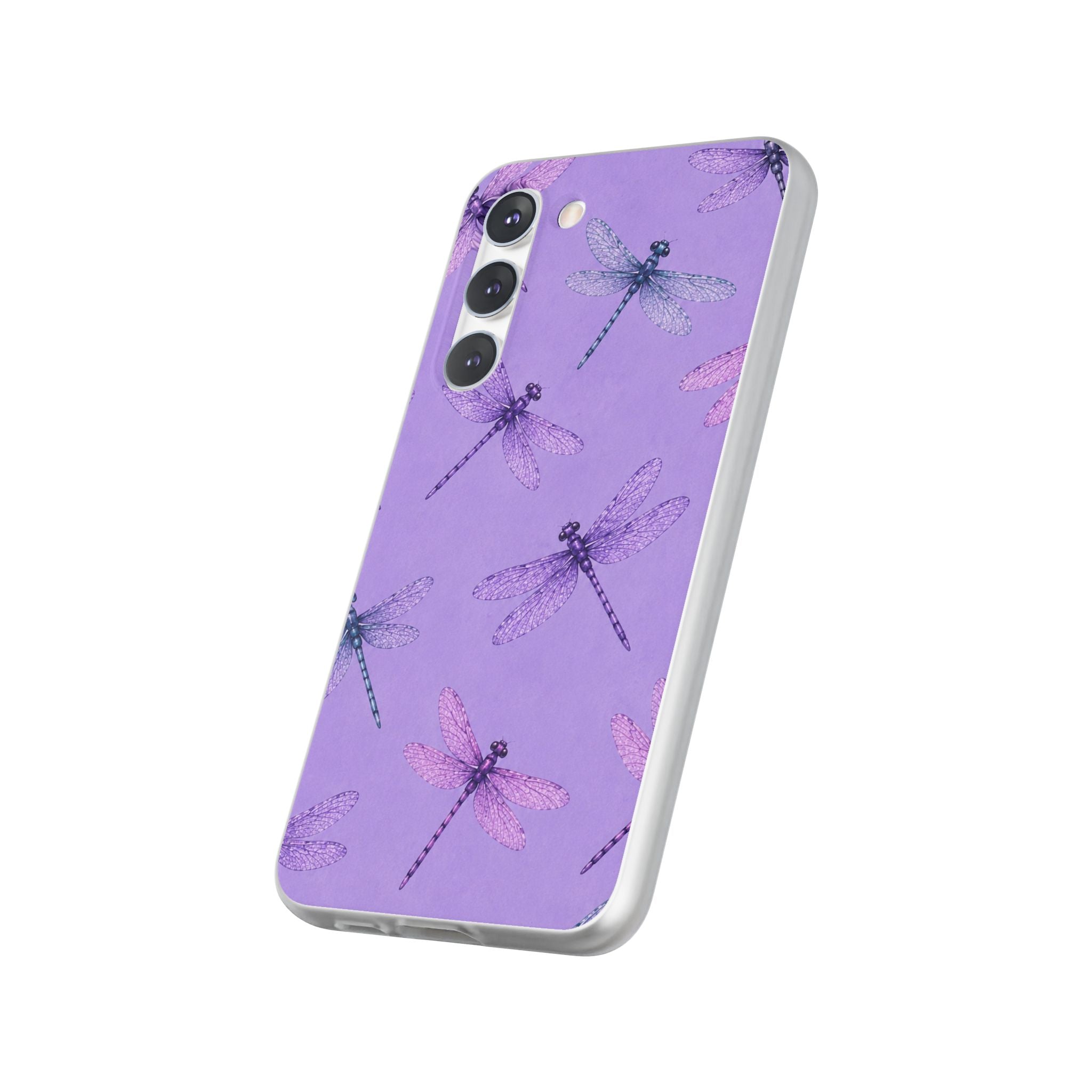 Lavender Dragonfly Dreams-Flexi iPhone & Samsung Phone Case