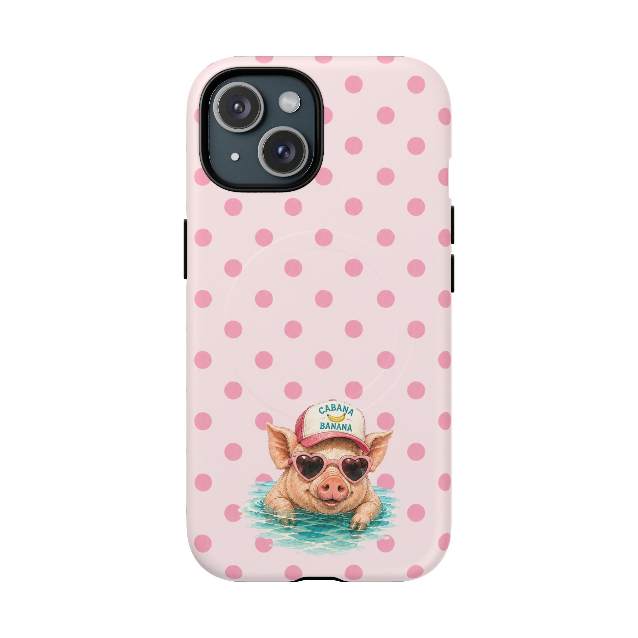Pink Piggie Confetti- Tough Magnetic Phone Case