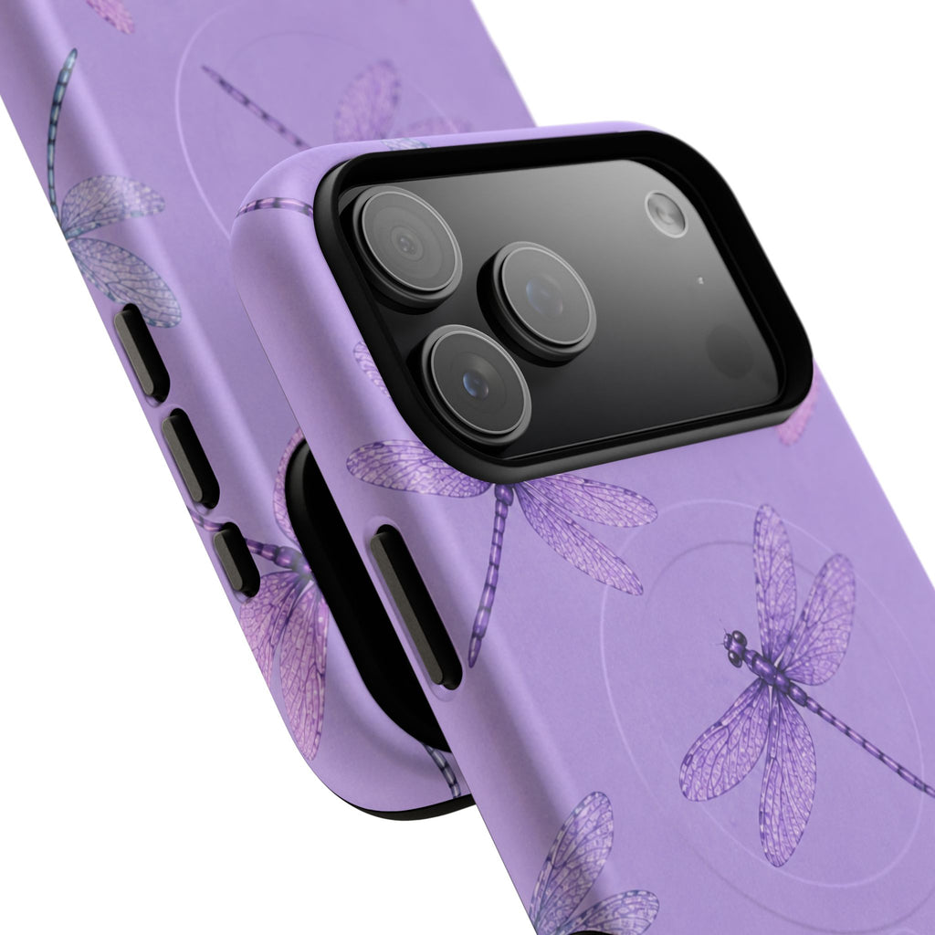 Lavender Dragonfly Dreams – Tough Magnetic Phone Case