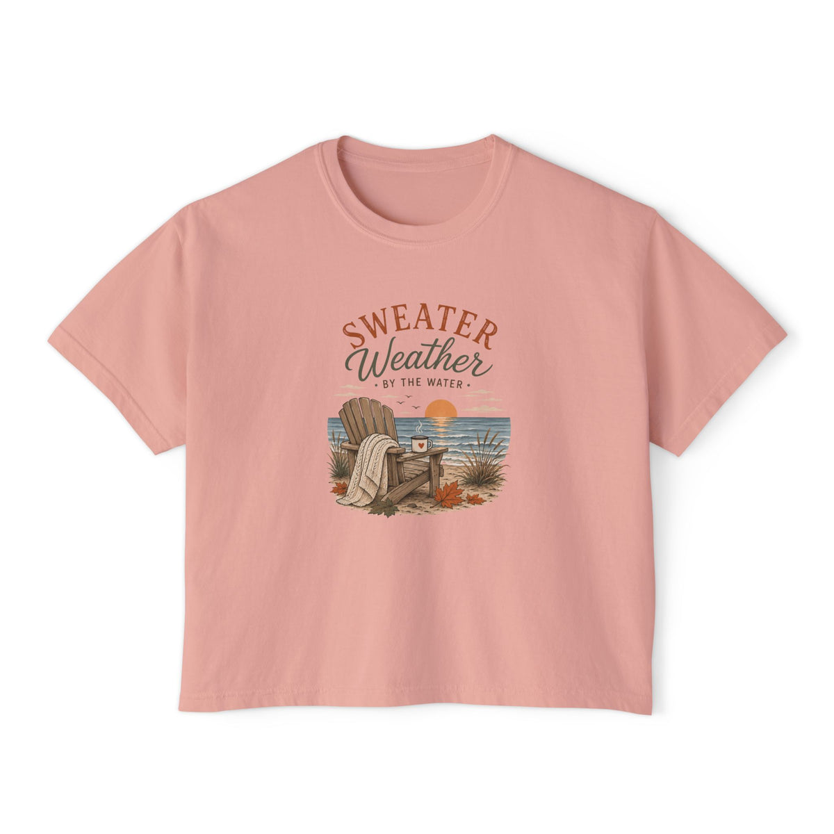 Sweater Weather by the Water – Boxy Tee