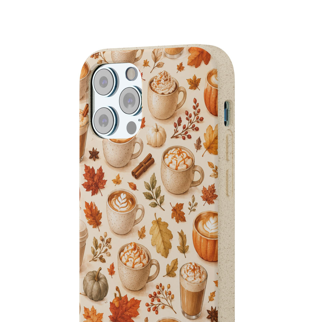 Fall in Love Latte- Eco-Friendly Biodegradable Phone Case