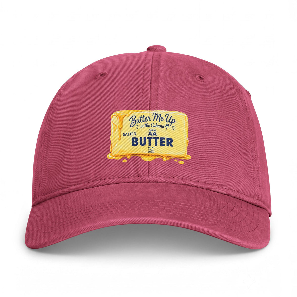 Butter Me Up In The Cabana — Coastal Washed Baseball Hat