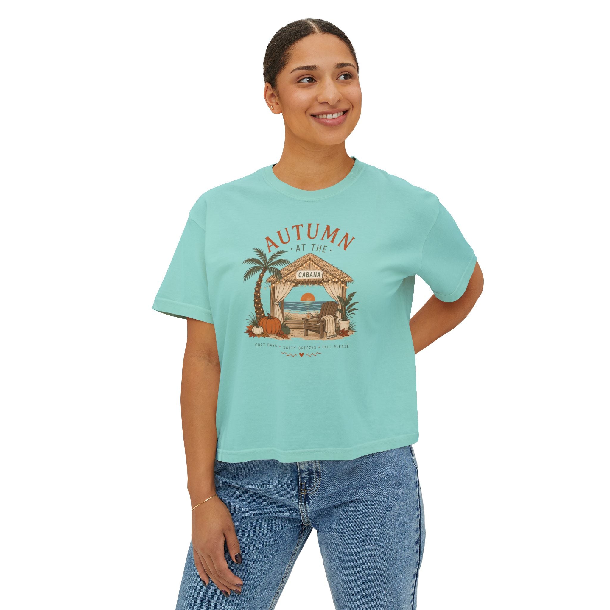 Autumn at the Cabana – Boxy Tee