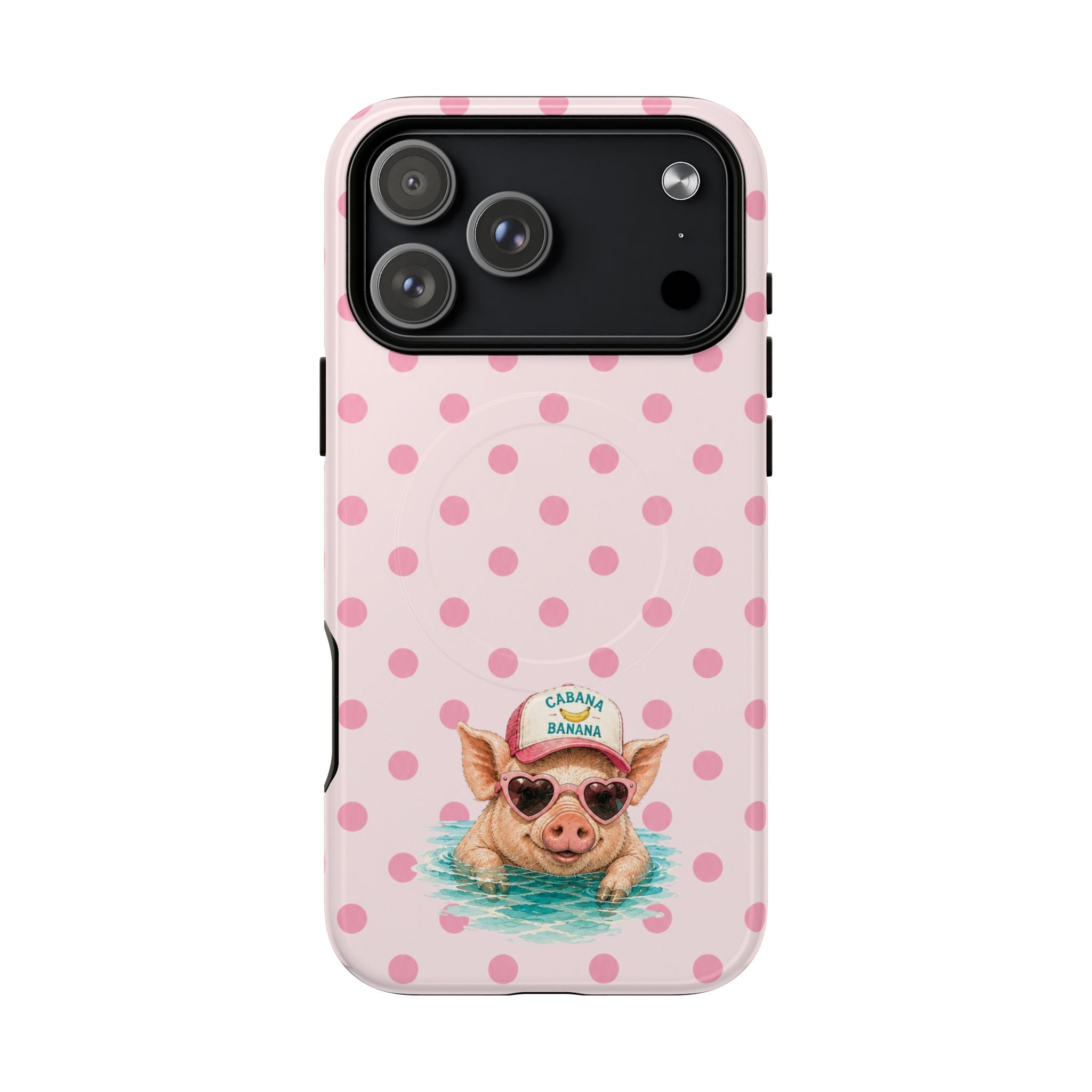 Pink Piggie Confetti- Tough Magnetic Phone Case