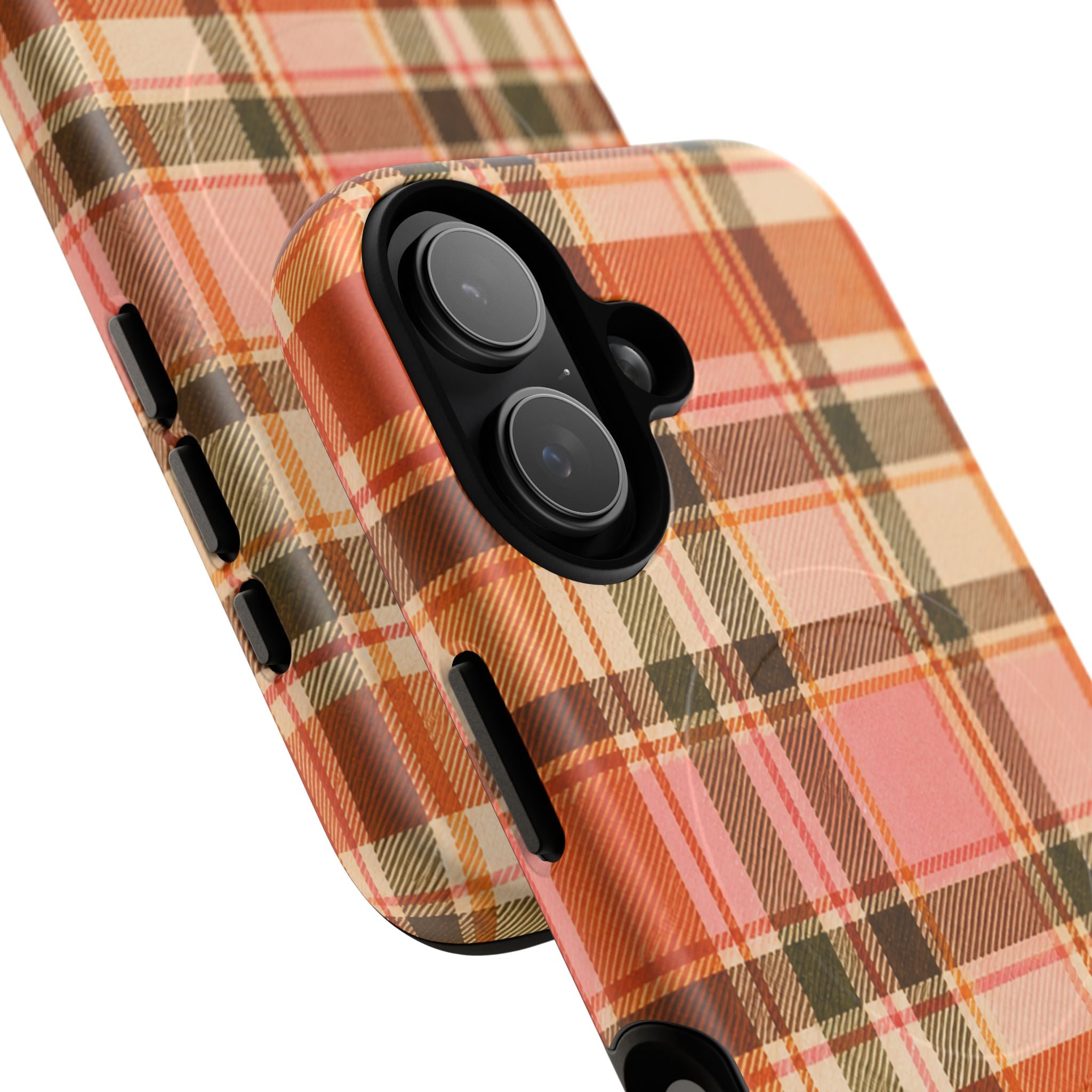 Hello Fall Plaid -Tough Magnetic Phone Case