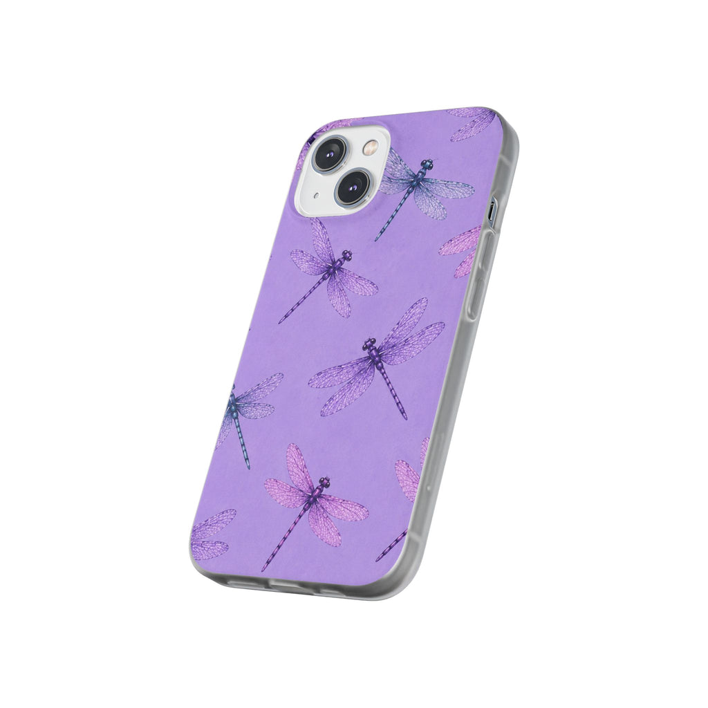 Lavender Dragonfly Dreams-Flexi iPhone & Samsung Phone Case