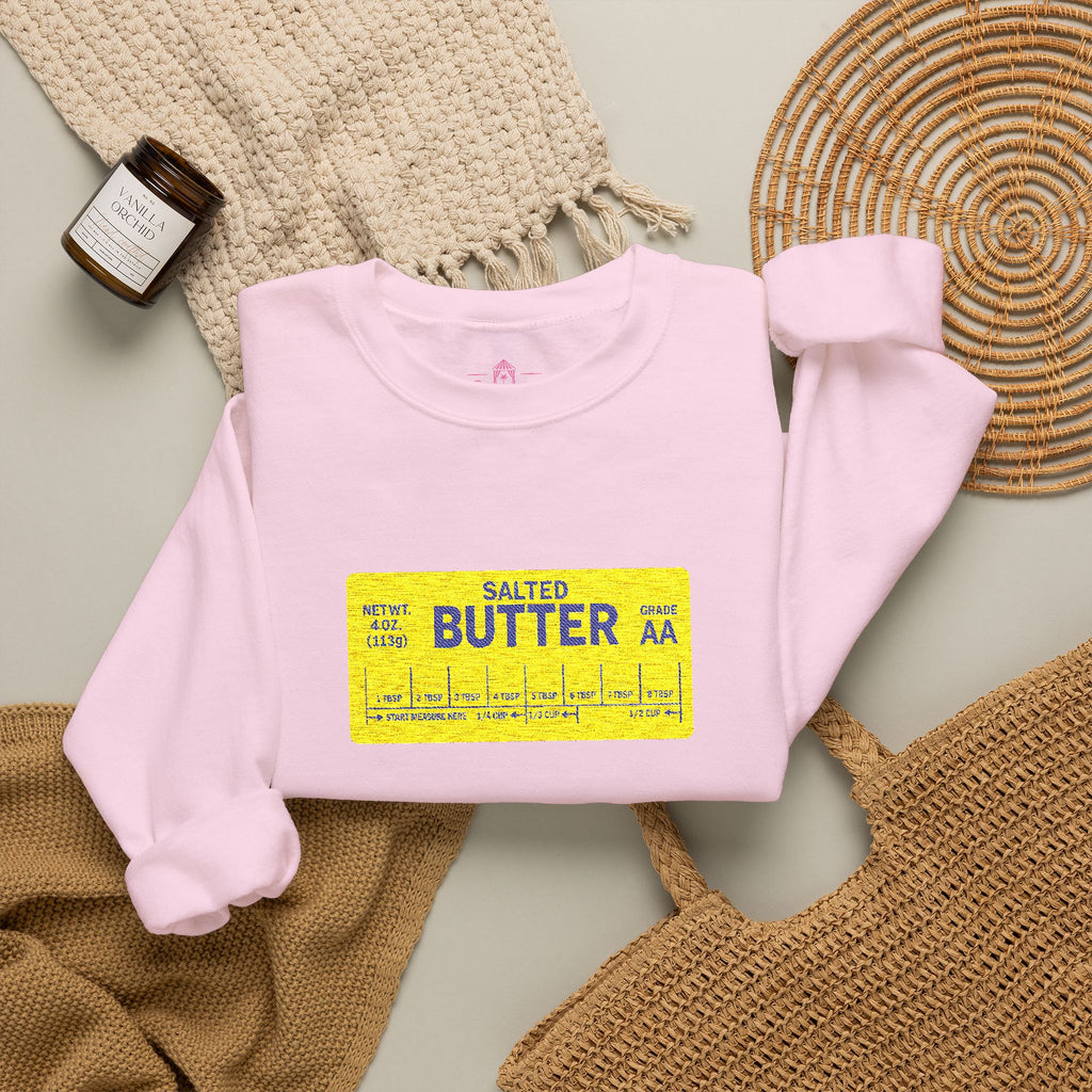 Butter Me Up In The Cabana – Embroidered Sweatshirt