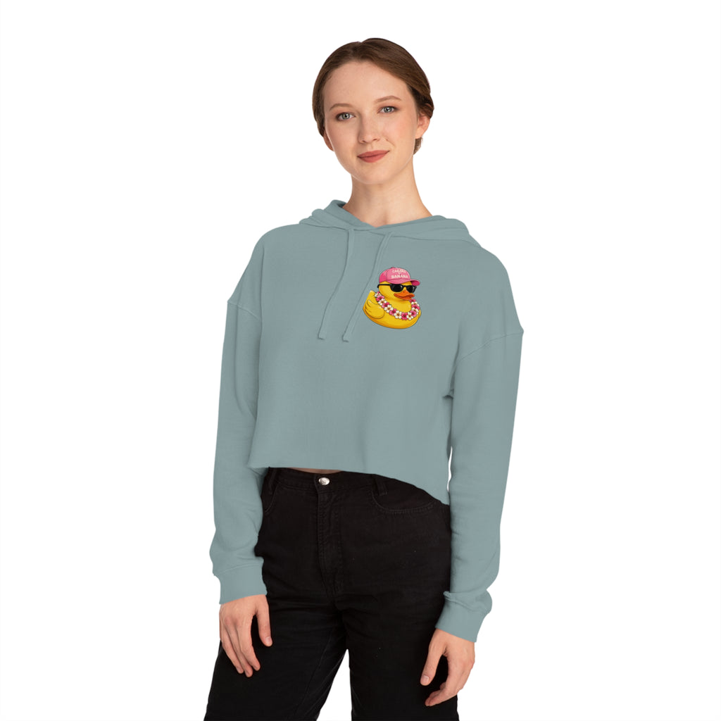 Ducking Out of Reality-Cropped Hoodie