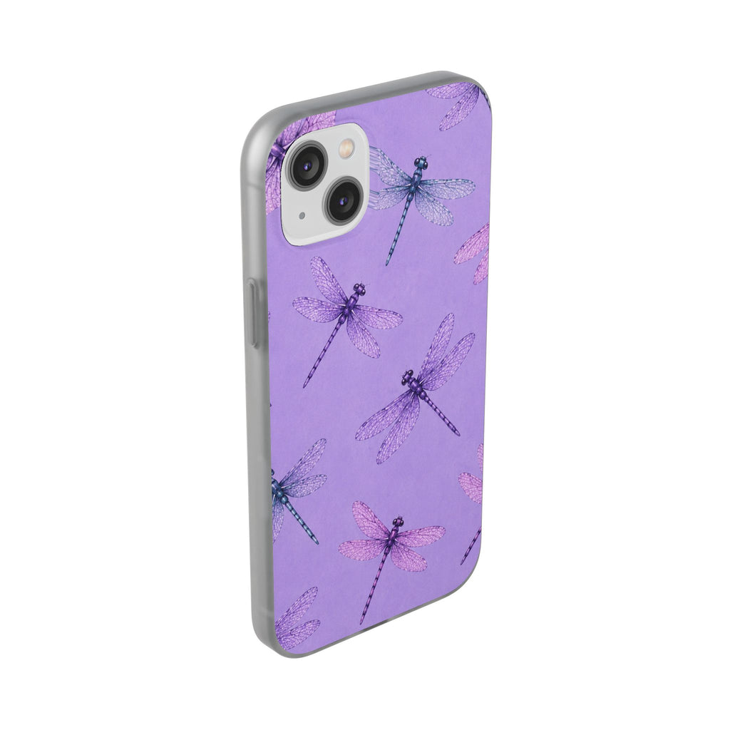 Lavender Dragonfly Dreams-Flexi iPhone & Samsung Phone Case