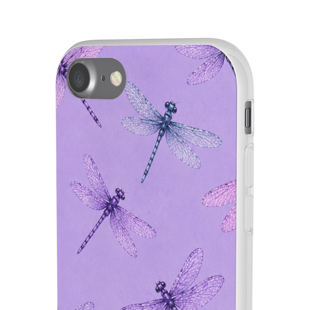 Lavender Dragonfly Dreams-Flexi iPhone & Samsung Phone Case