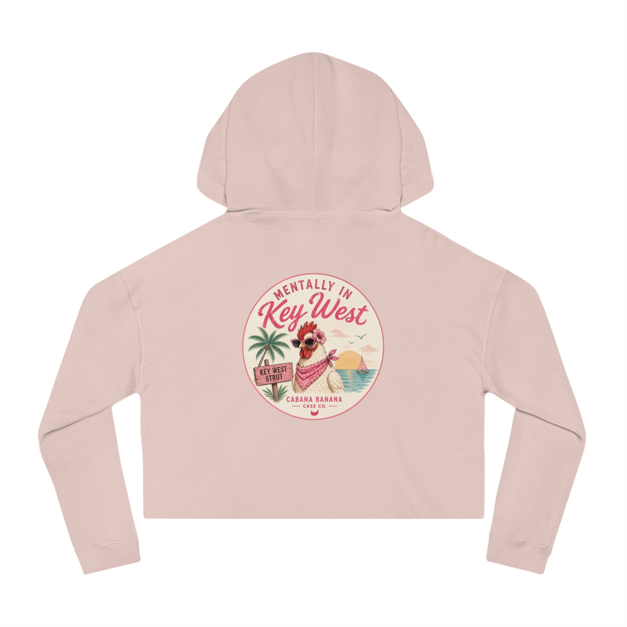 Mentally in Key West Cropped Hoodie