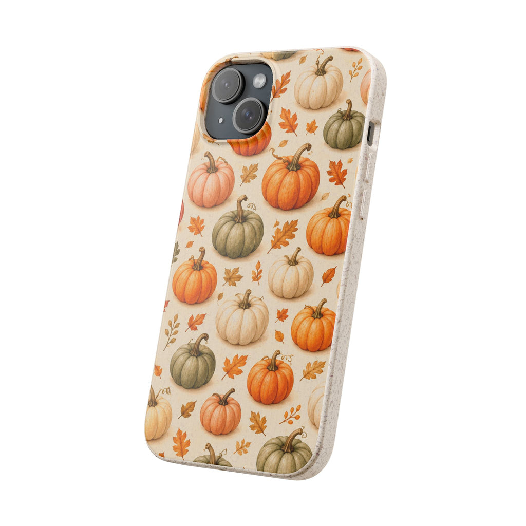 Cabana Pumpkin Patch -Eco-Friendly Biodegradable Phone Case