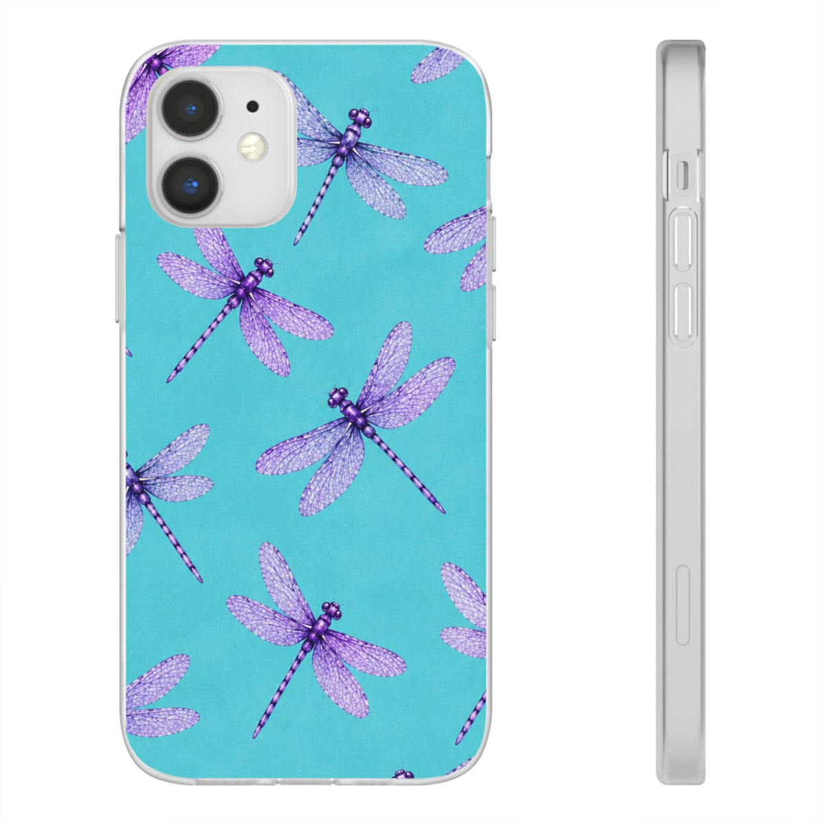 Turquoise Dragonfly Dreams – Flexi iPhone & Samsung Phone Case