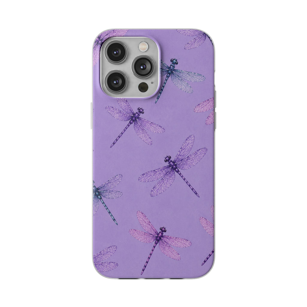 Lavender Dragonfly Dreams-Flexi iPhone & Samsung Phone Case