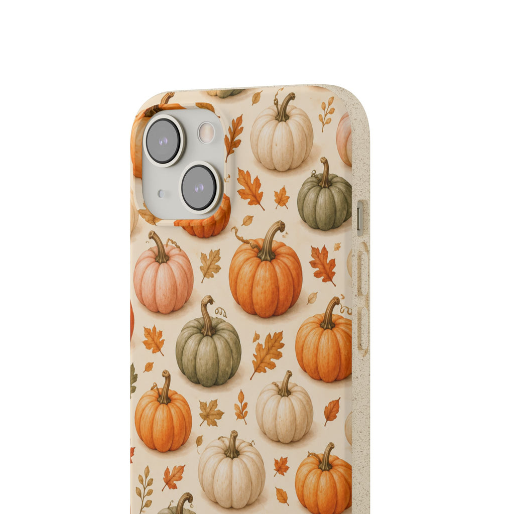Cabana Pumpkin Patch -Eco-Friendly Biodegradable Phone Case