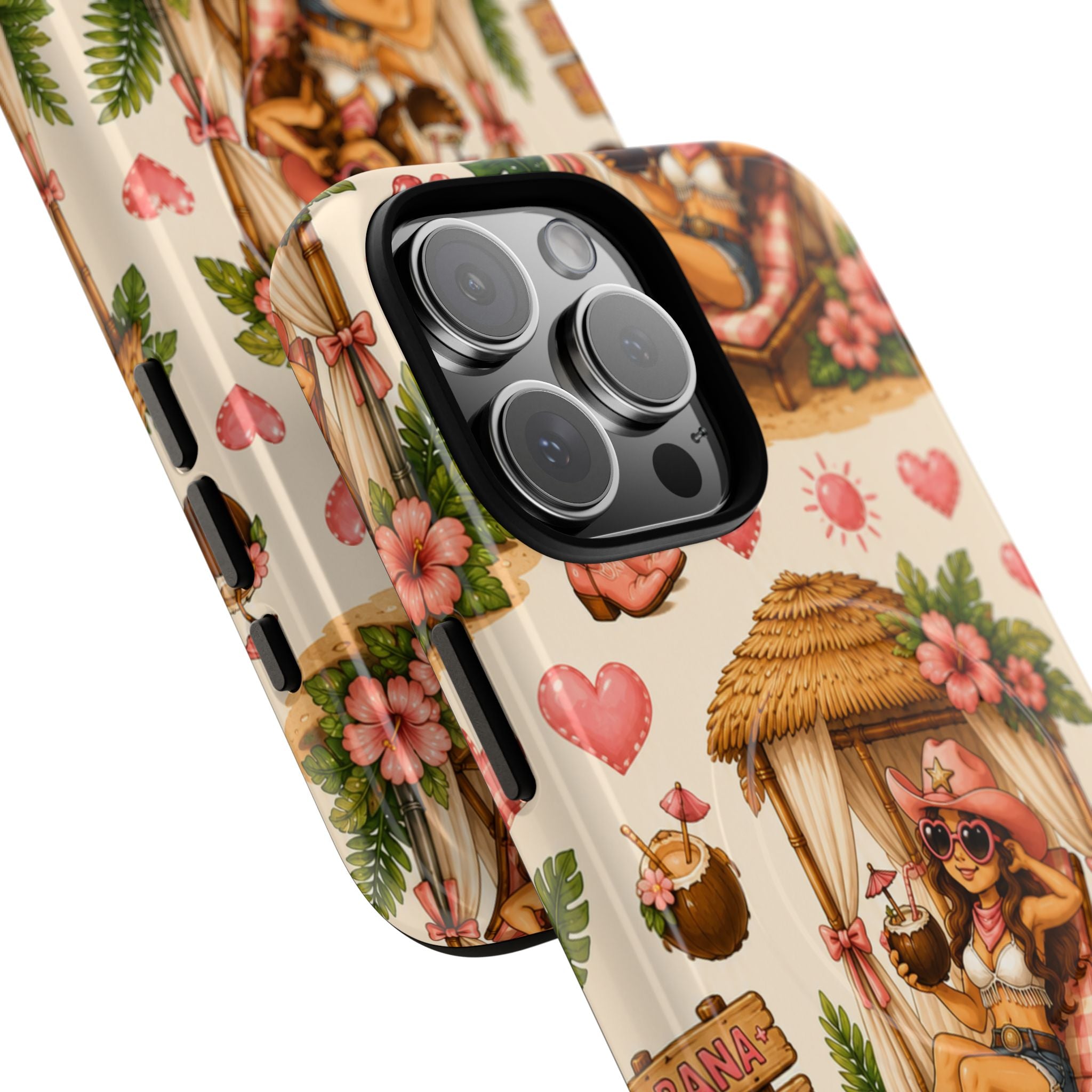 Cabana Cowgirl- Tough Magnetic Phone Case