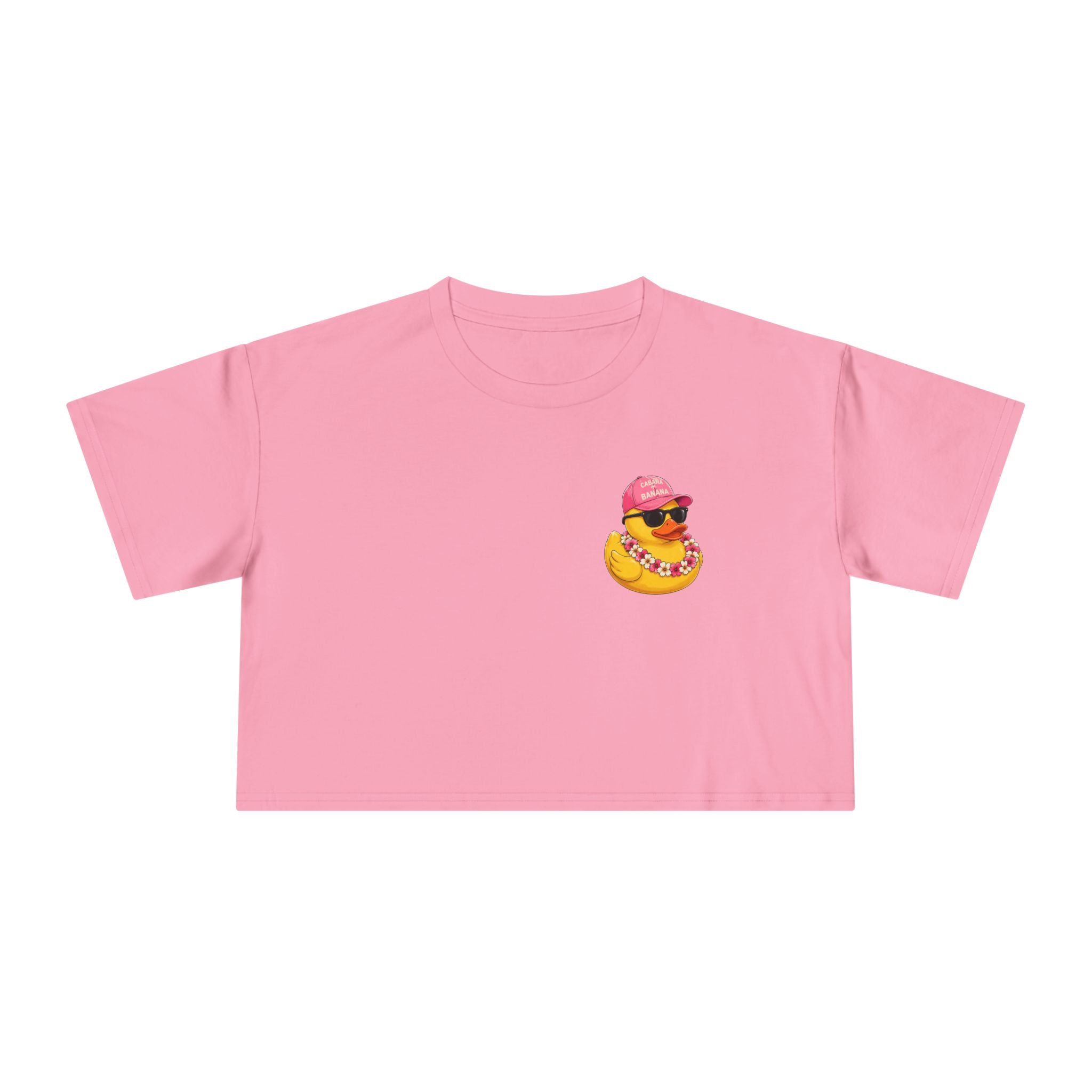 Ducking Out of Reality-Crop Tee Shirt