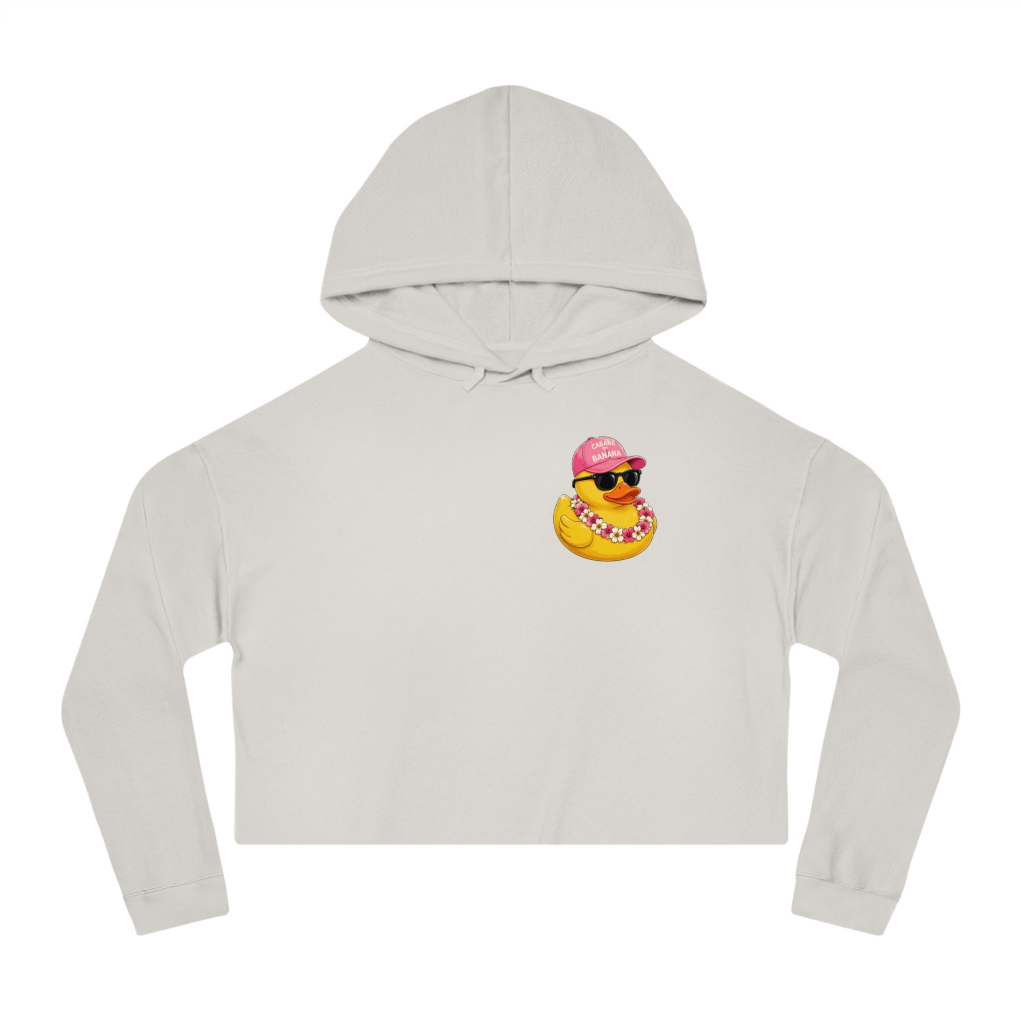 Ducking Out of Reality-Cropped Hoodie