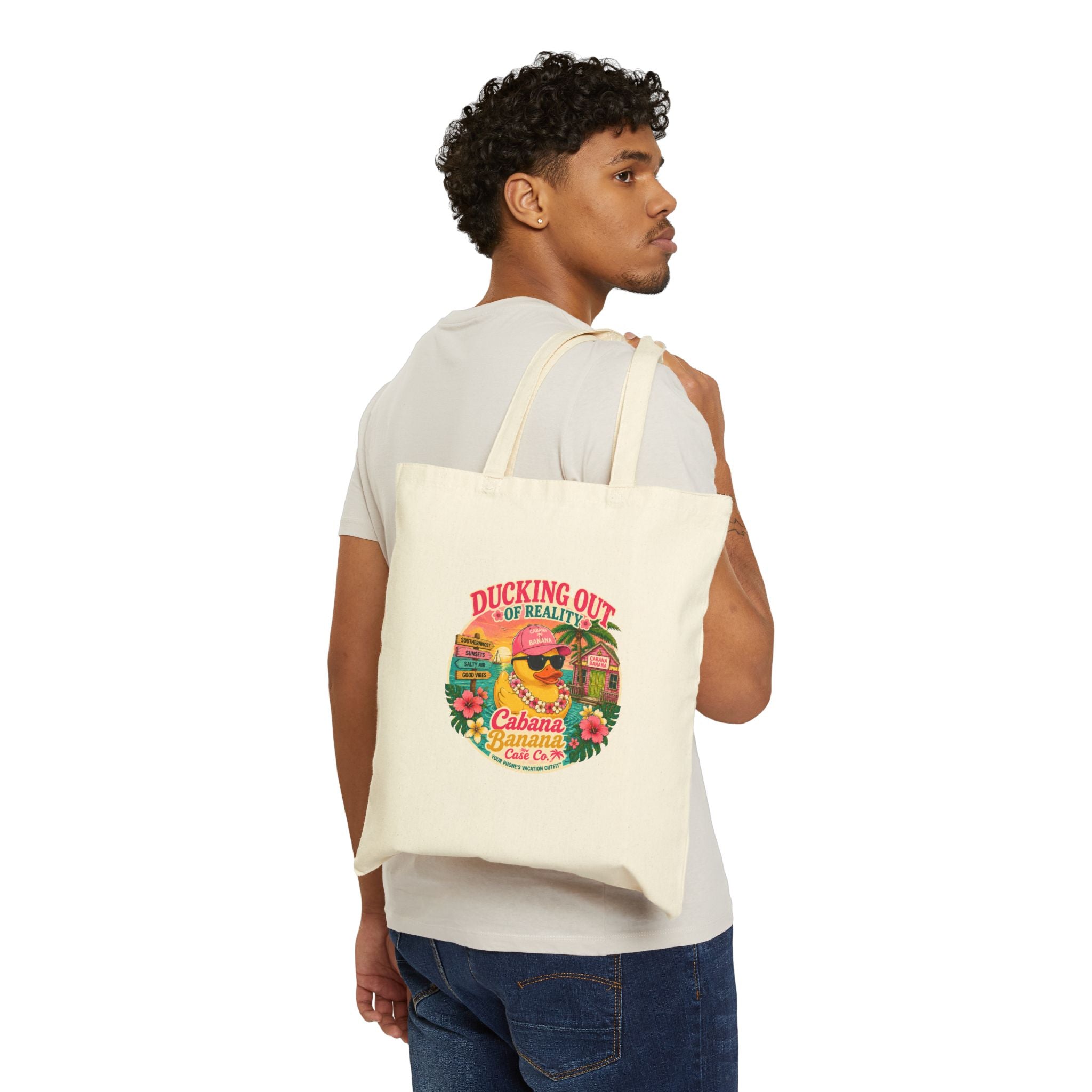Ducking Out of Reality- Canvas Tote Bag