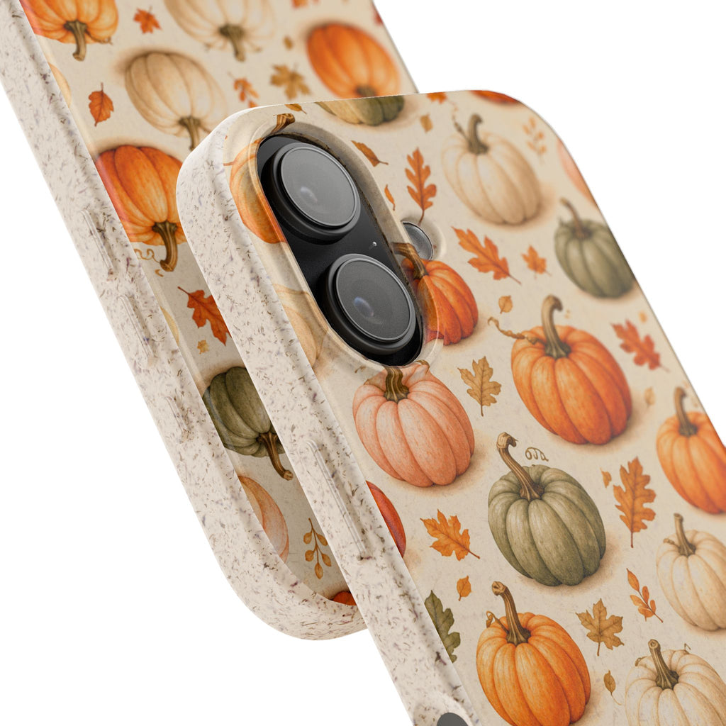 Cabana Pumpkin Patch -Eco-Friendly Biodegradable Phone Case