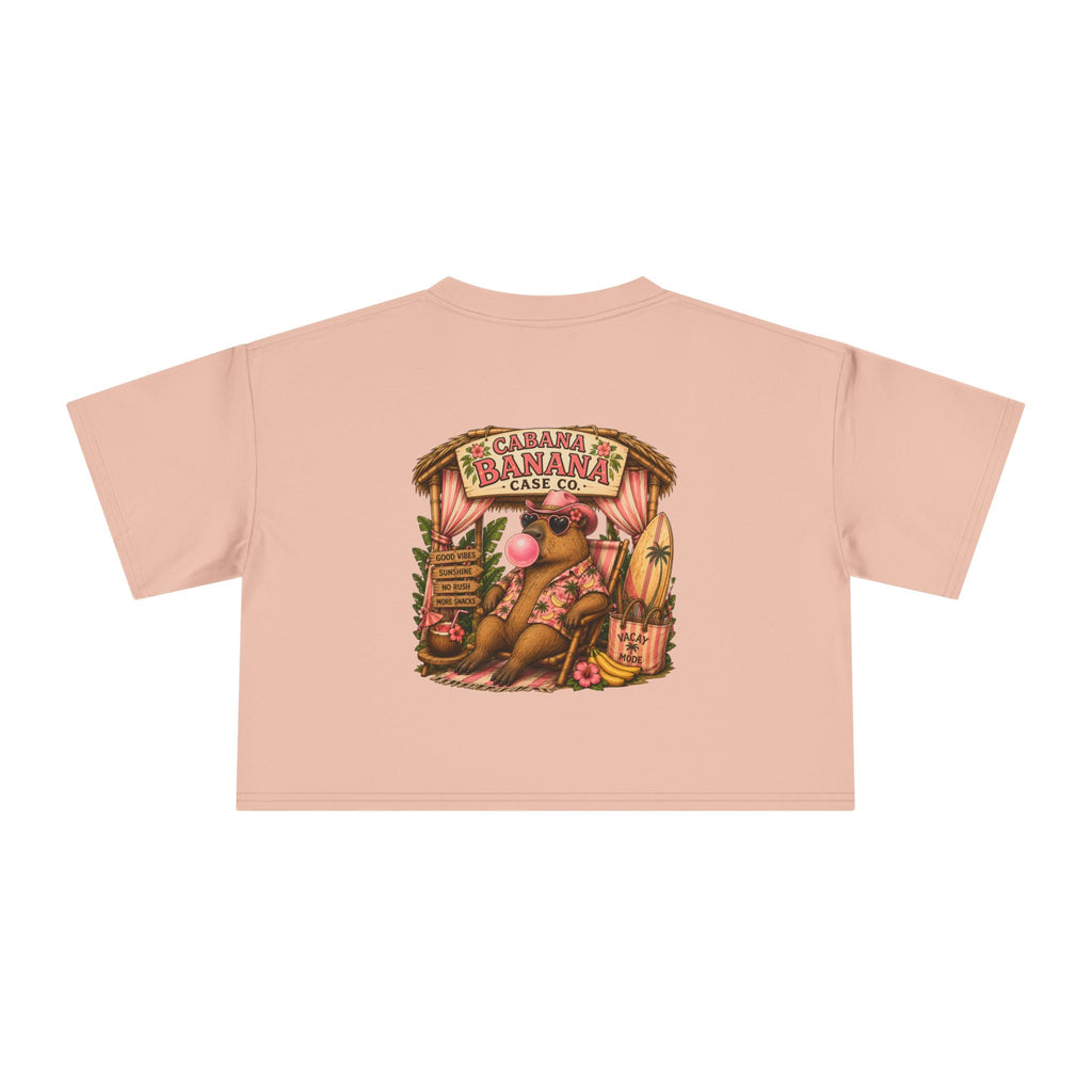 Capy Cabana- Crop Tee