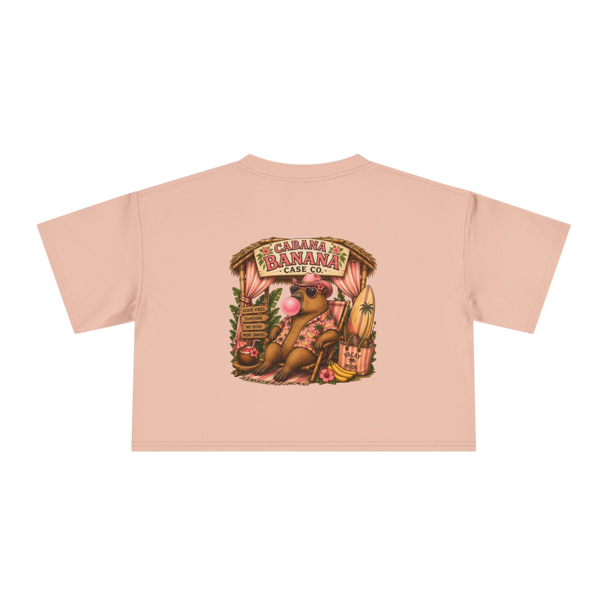 Capy Cabana- Crop Tee
