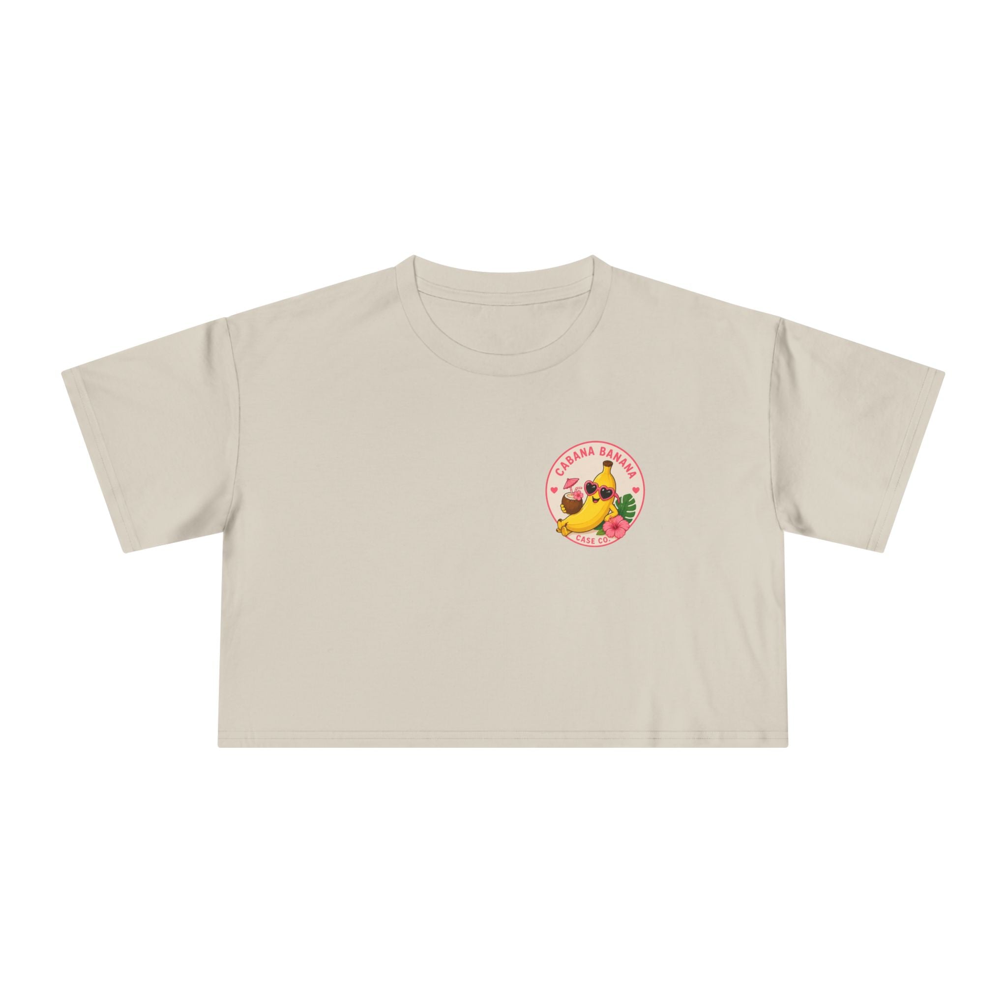 Cabana Banana- Crop Tee