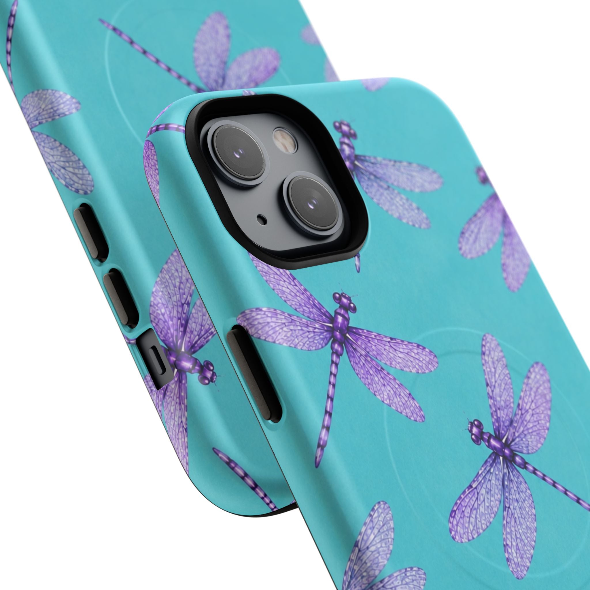 Turquoise Dragonfly Dreams – Tough Magnetic Phone Case