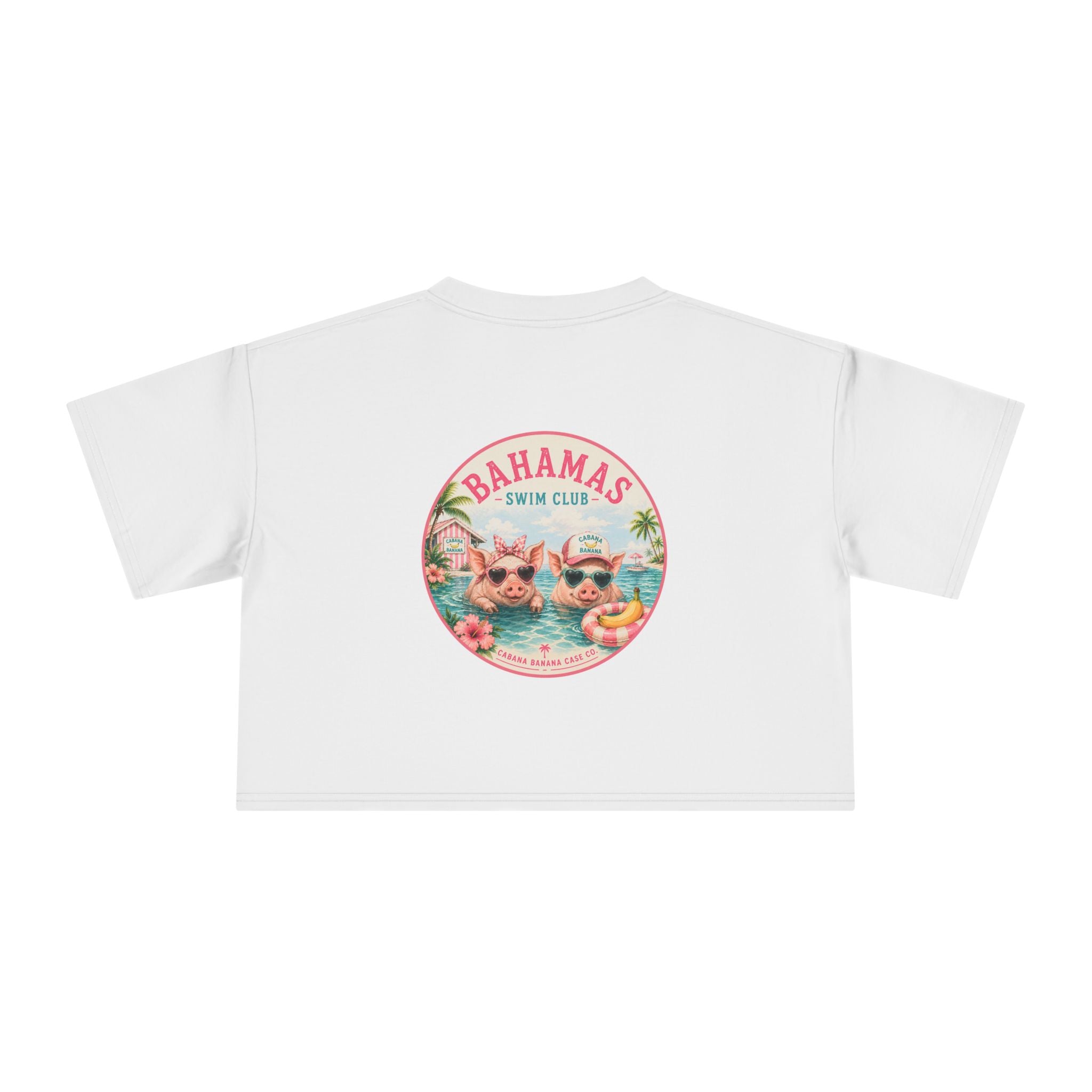 Bahamas Pig Swim Club – Crop Tee