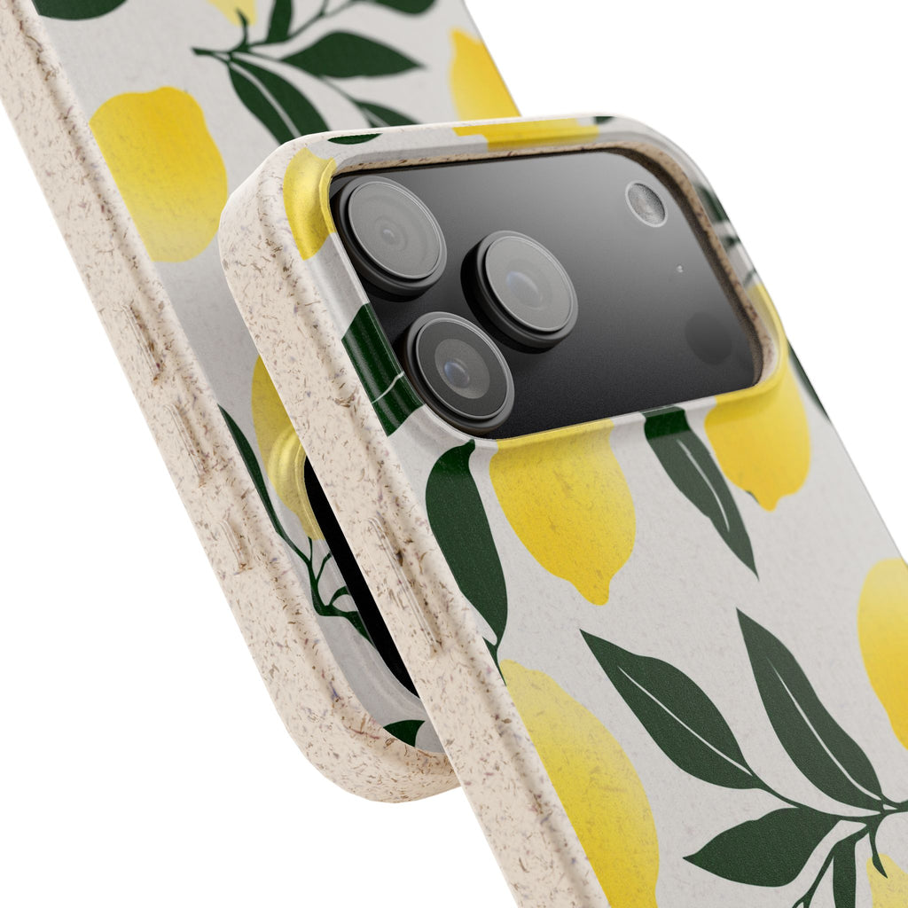 Lemon Escape - Eco-Friendly Biodegradable Phone Case