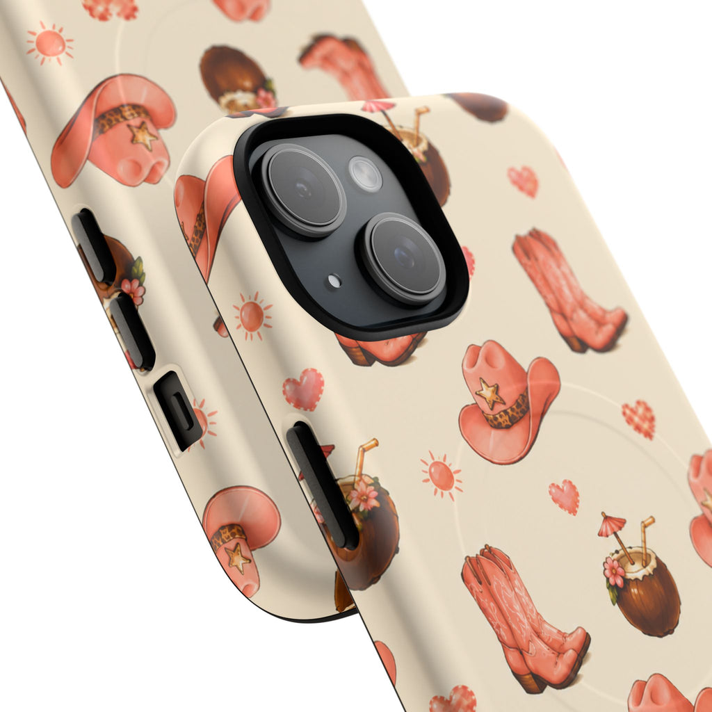 Boots in the Cabana- Tough Magnetic Phone Case