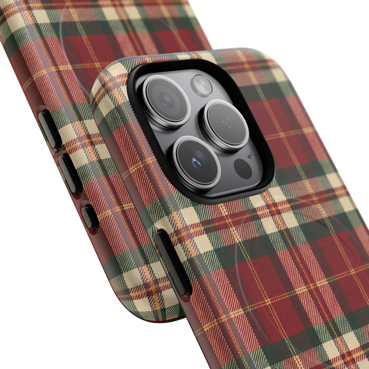 Christmas at the Cabana Plaid -Tough Magnetic Phone Case