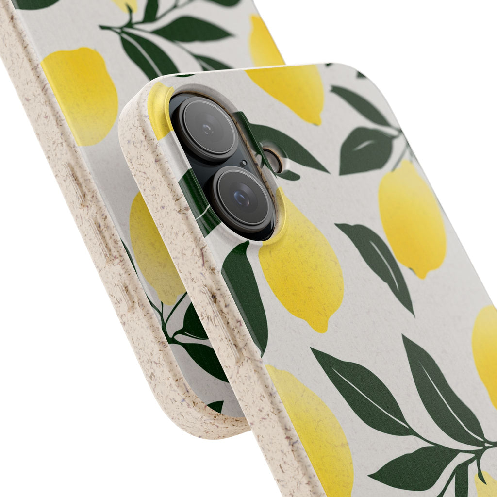 Lemon Escape - Eco-Friendly Biodegradable Phone Case