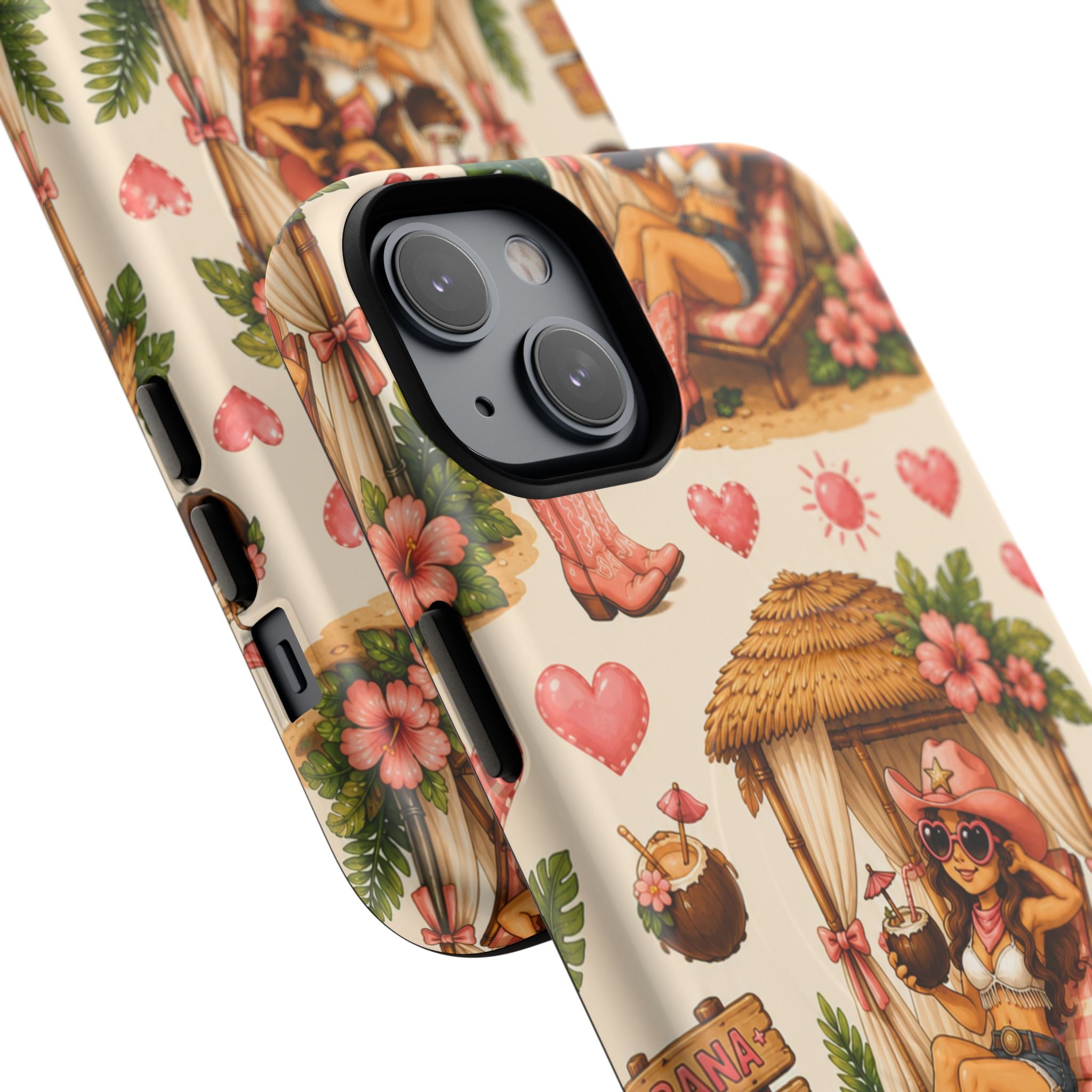 Cabana Cowgirl- Tough Magnetic Phone Case