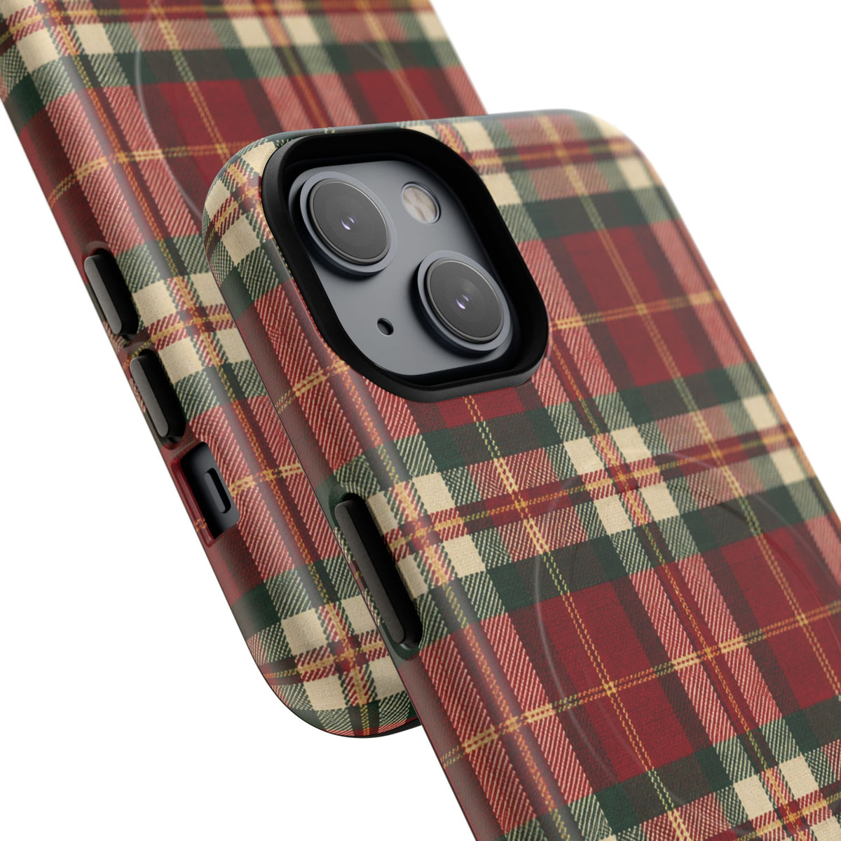 Christmas at the Cabana Plaid -Tough Magnetic Phone Case