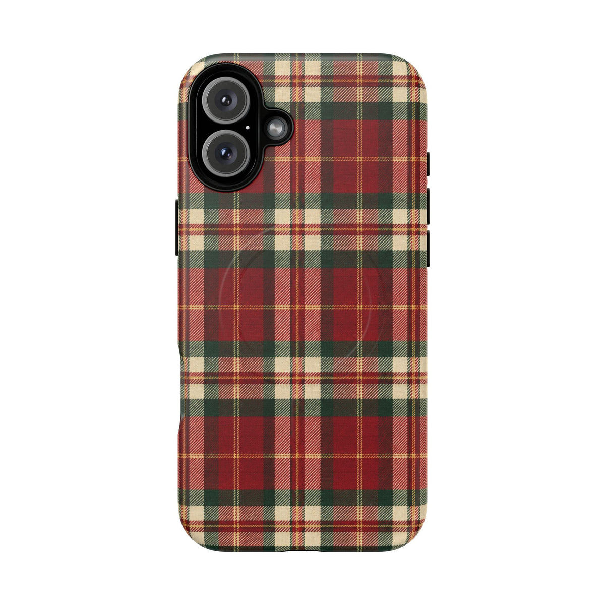 Christmas at the Cabana Plaid -Tough Magnetic Phone Case