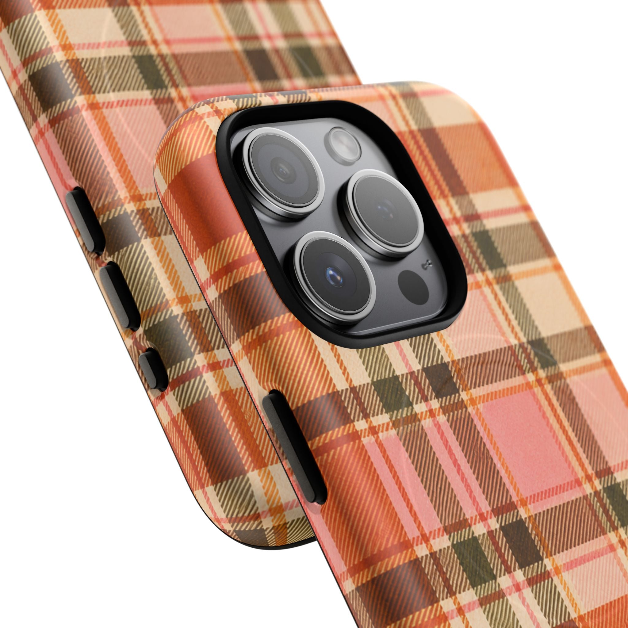 Hello Fall Plaid -Tough Magnetic Phone Case