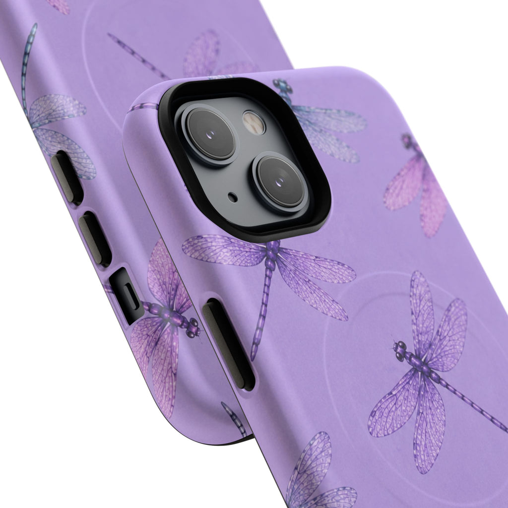 Lavender Dragonfly Dreams – Tough Magnetic Phone Case