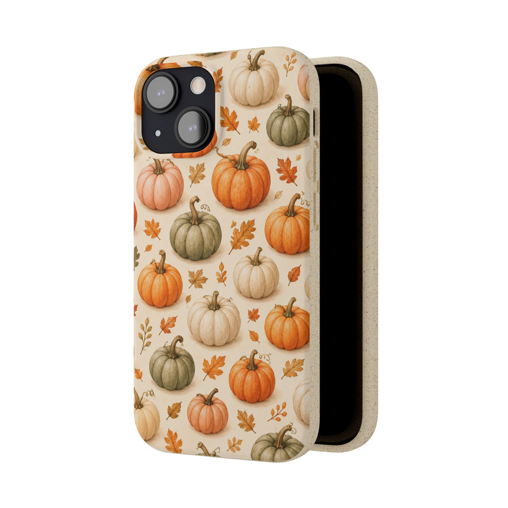 Cabana Pumpkin Patch -Eco-Friendly Biodegradable Phone Case