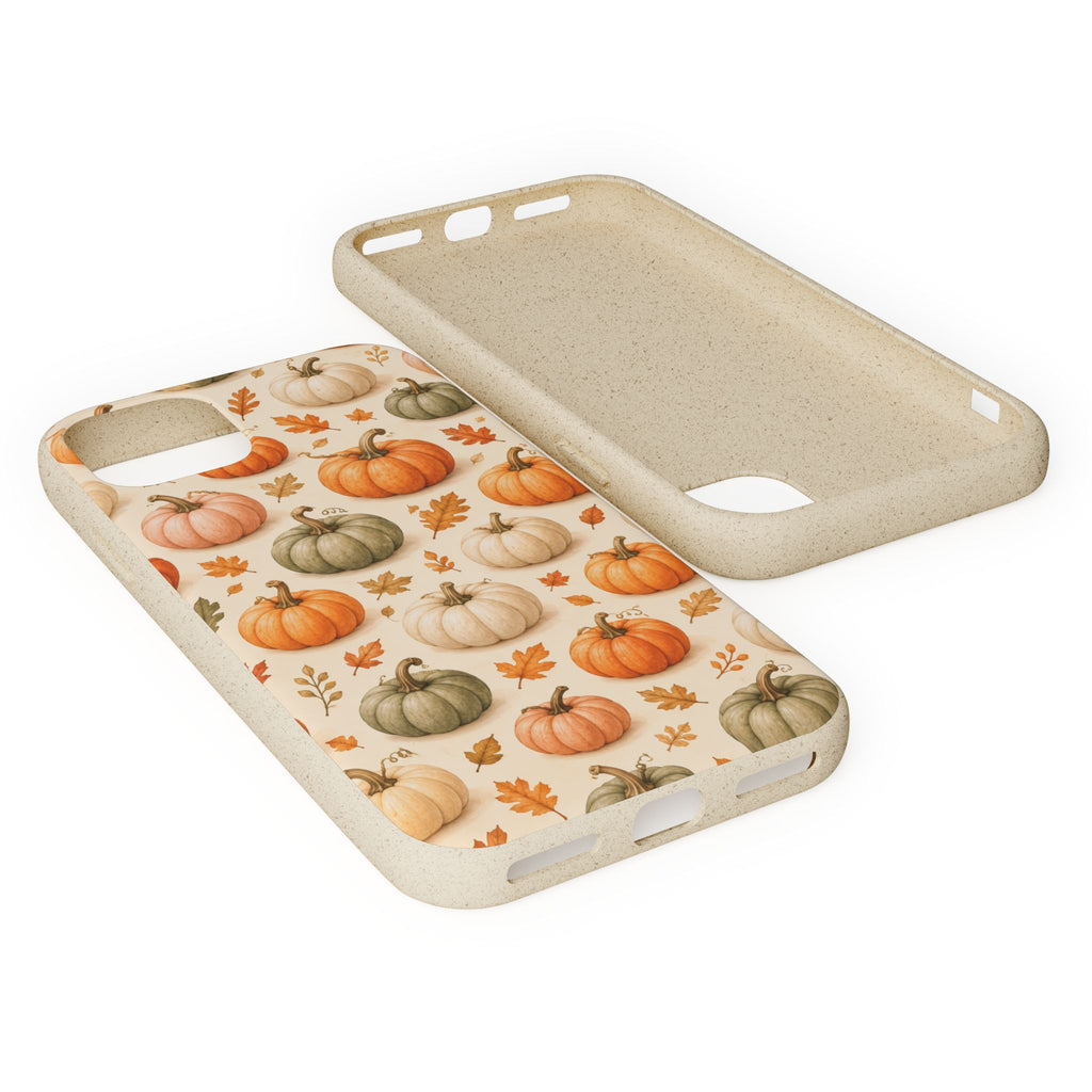 Cabana Pumpkin Patch -Eco-Friendly Biodegradable Phone Case