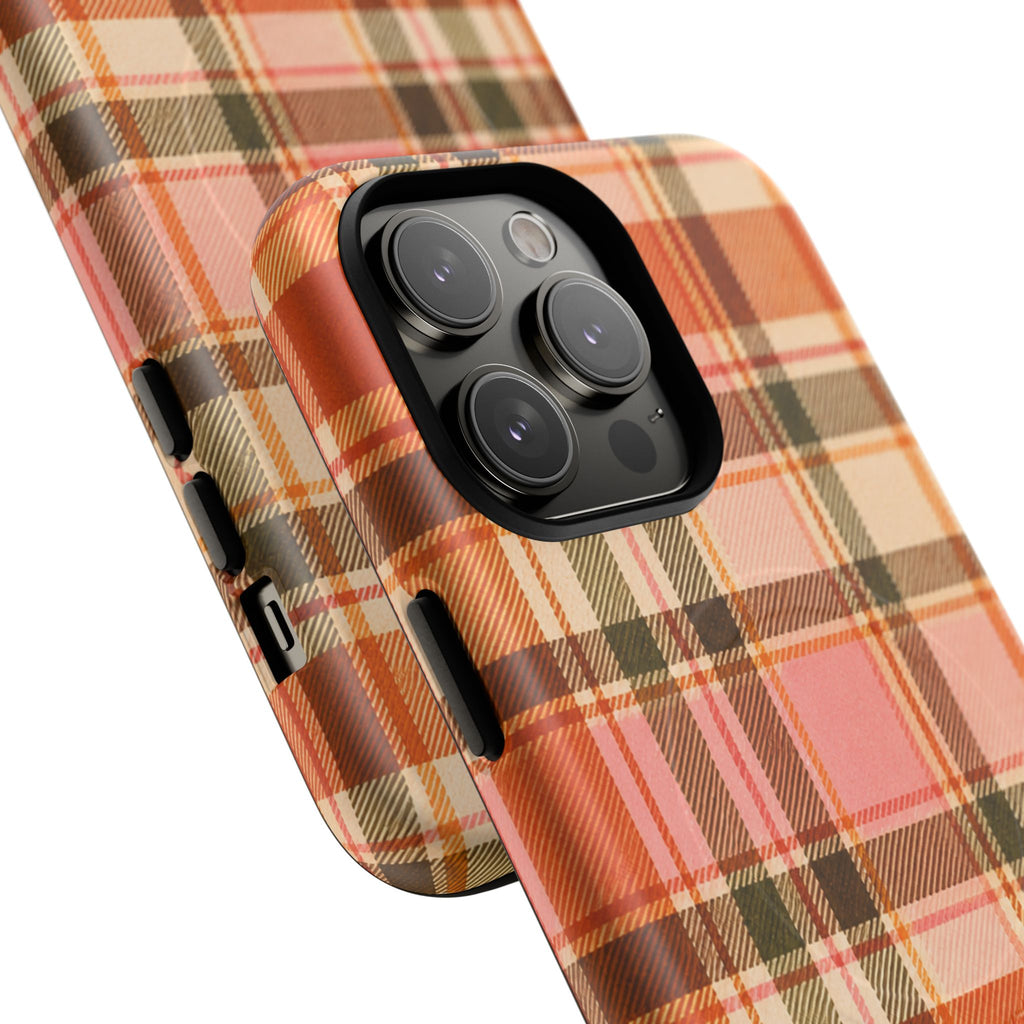 Hello Fall Plaid -Tough Magnetic Phone Case