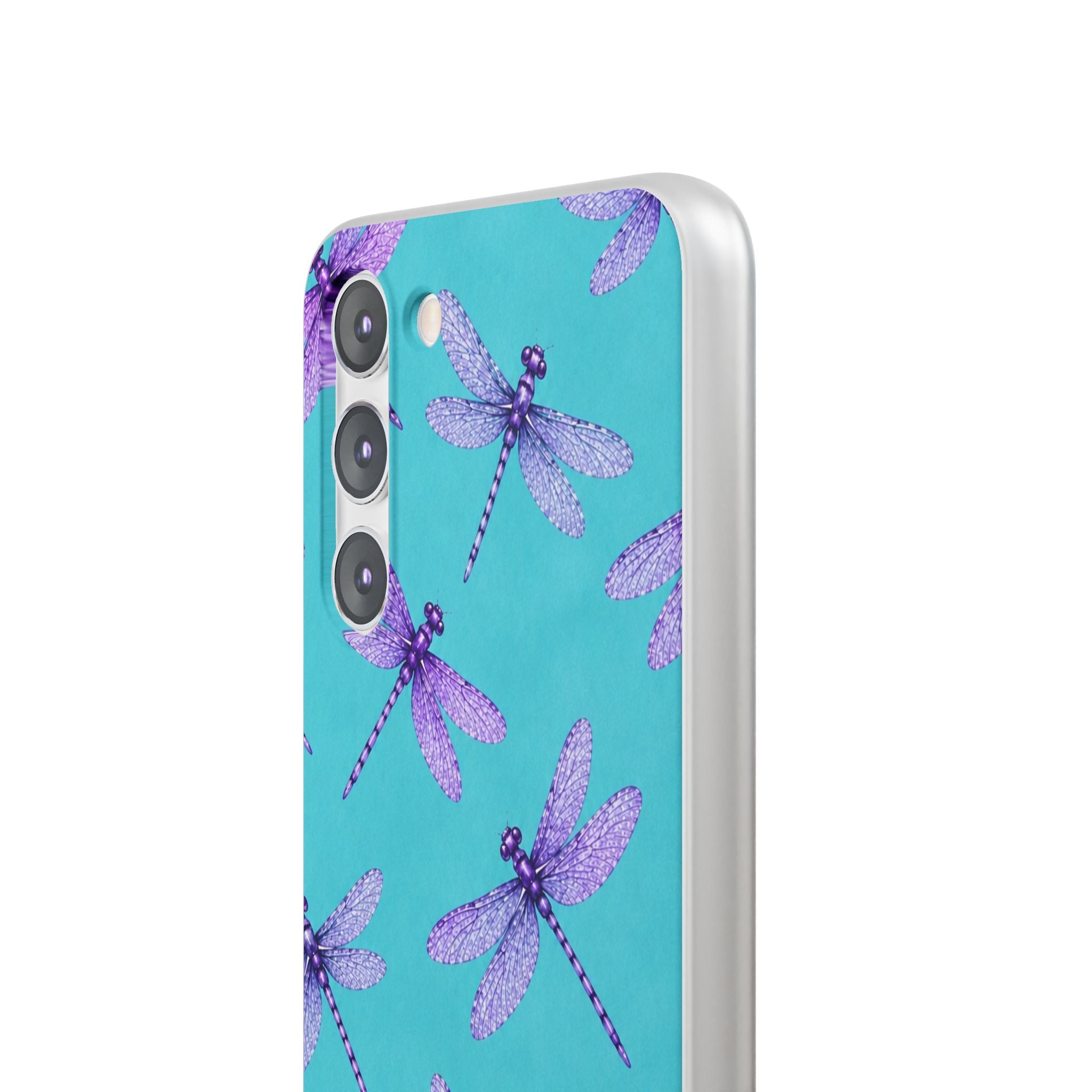 Turquoise Dragonfly Dreams – Flexi iPhone & Samsung Phone Case