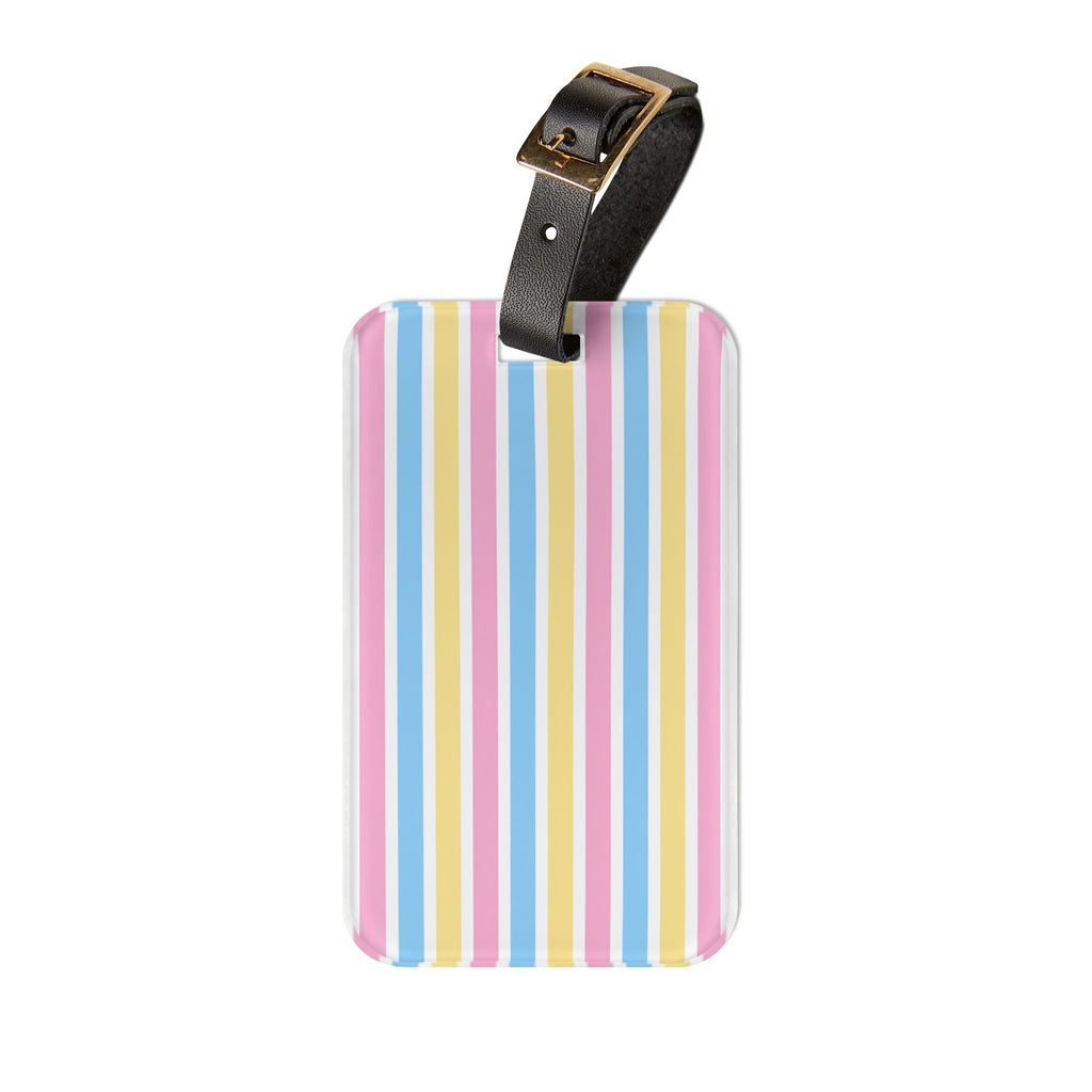 Cotton Candy Cabana- Luggage Tag