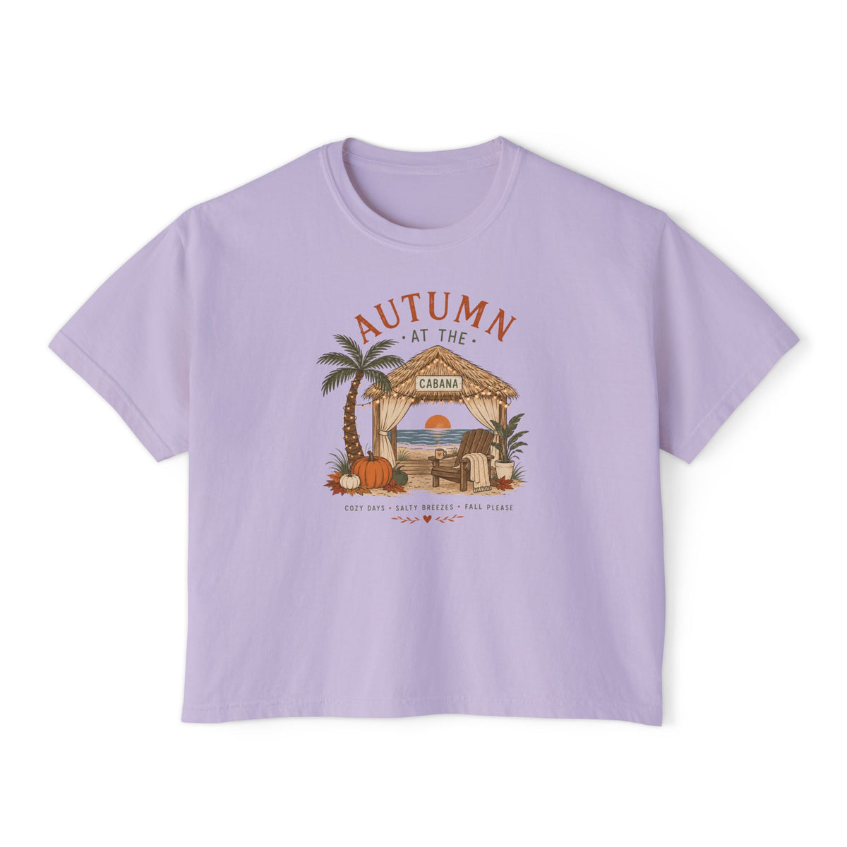 Autumn at the Cabana – Boxy Tee